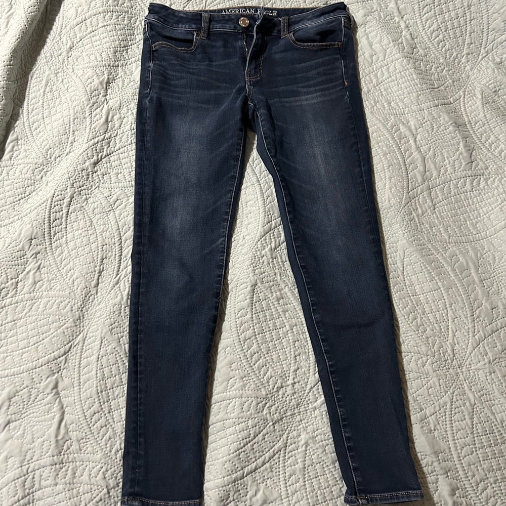 American Eagle Outfitters Women's Navy Skinny Jeans